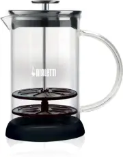 Bialetti, 16 Ounce Manual Frothing Pitcher, Glass
