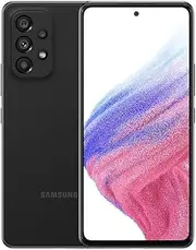 [Samsung] Galaxy A53 5G Smartphone Android Display Infinity-O FHD+ Super AMOLED 6.5 Inch ¹, 6 GB RAM and 128 GB Internal Memory Expandable², Battery 5000 mAh, Awesome Black [Italian Version]