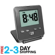 Simple Digital Travel Alarm Clock - Loud Alarm, Snooze, Lightweight Design
