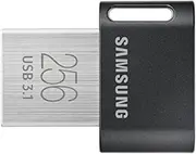 [Samsung] MUF-256AB/AM FIT Plus 256GB - 300MB/s USB 3.1 Flash Drive, Gunmetal Gray