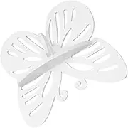 Butterfly Storage Rack Floating Wall Shelves Wall Mounted Shelves Decorative Wall Shelf Wall Display Shelf Bedroom Wall Shelf Nursery Wall Shelves Floating Bookshelf Plastic White