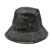 NWT GUCCI GG Jumbo Black Bucket Hat M 58 cm 727563 UNISEX