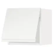 METOD wall cabinet horizontal, white/Voxtorp matt white, 40x37x40 cm