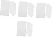 OHPHCALL 4sets Index Cards Flash Cards Note Pad 100 Blank Mini Notepad Sheets Scratch Pads Study Memo School Office Supplies 100pcs*4