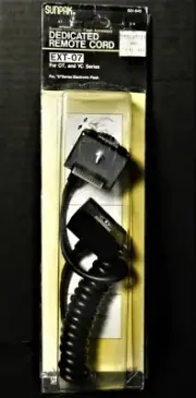 Sunpak EXT-07 Dedicated Remote Cord for Olympus and Yashica. 651-845 NEW !