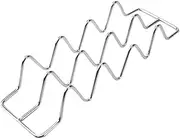 CATIEBYE Tortilla Stand Bakery Supply Takeaway Tray Sandwich Rack Holds Taco Holder Stand Holders Lid Bun Rack Home Taco Storage Holder Hotel Taco Holder Bread Basket Silver Stainless Steel