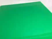 Dark Pastel Green Translucent/Solid Acrylic Plexiglass sheet 1/8" x 24" x 24"