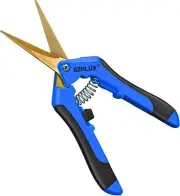 SZHLUX 6.5 Inch Gardening Scissors Hand Pruner Pruning Shears with Titanium C...