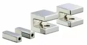 Mizu POST RAIL BRACKETS For Shelf CHROME