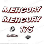 Fits Mercury 2006 175hp Optimax Decal Kit - Decals for Outboard Engines