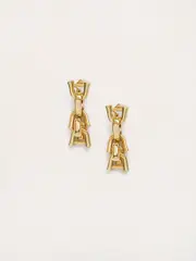 Rylan | Link Statement Earrings in Gold | The UNDONE