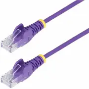 StarTech.com 7ft Purple Slim CAT6 Ethernet Cable, Slim Snagless RJ45, UTP, LSZH,
