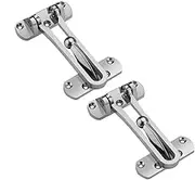 for Hotel and Home Security Door Locks，Home Reinforcement Lock for Swing-in Doors，Solid Aluminum Alloy. (4 Packs)