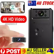 4K HD Mini Hidden Spy Camera Security Cam Wifi Wireless IR Night Vision Monitor
