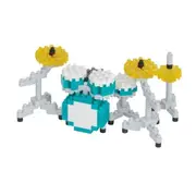 Nanoblock World - Drum Set Green
