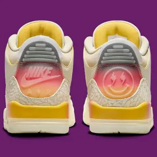 【NIKE 耐吉】休閒鞋 J Balvin X Air Jordan 3 Medell☆n Sunset 米色 夕陽 男款 聯名款 FN0344-901