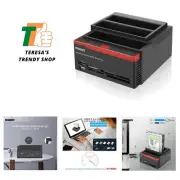 IDE Hard Drive HDD Docking Station Hard Drive Dock Reader, 2.5 and 3.5 Inch E...