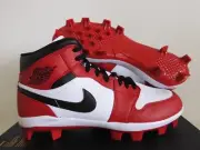Nike Jordan 1 Retro Mcs Gym Red Chicago "Baseball Cleats" Sz 11.5 [AV5354-611]