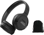 JBL Tune 570BT - Wireless Bluetooth - On-Ear Headphones - Pure Bass Stereo Sound - Black - Includes Storage Pouch