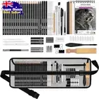 60 Pcs Drawing Kit - Sketching Pencils, Graphite & Charcoal, 3-Color Sketchbook