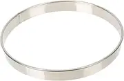Yardwe Pizza Serving Ring Cookie Cutter Round Pastry Ring Biscuit Muffin Rings Round Egg Mold Pie Crust Protector Rings Metal Cutters Pizza DIY Ring Miss Stainless Steel Hamster Supplies
