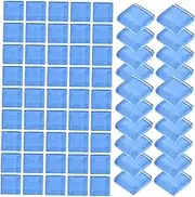 DOITOOL 1 Pack Tiles Glass Flat Back Tiles for DIY Craft Projects for Decorative Clocks Vases Bracelets and More