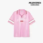 MLB - 女式校隊運動衫 OVERFIT 翻領短袖 POLO 衫 3FTSV1743-07PKP