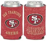 San Francisco 49ers Team Heathered Can Cooler 12 oz.