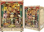 DIY Book Nook Kit - Old Century Vintage Mystery - 3D Puzzle, Assembly Horizontal Bookend for Adult (19th Century Puppet Theater)