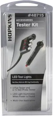 Hopkins Towing Solutions 48715 4 Wire Flat Tester with 6 to 12V Circuit Tester