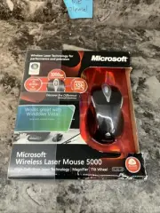 Brand New Microsoft 1058, 1053 Wireless Laser Mouse 5000 Tilt Wheel 1000dpi