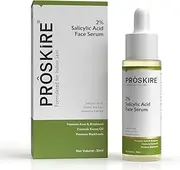 2% Salicylic Acid Serum For Acne, Blackheads & Whiteheads | Control Oil & Bumpy Texture | BHA Exfoliant - 30 ml