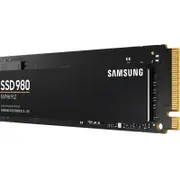 Samsung 980 500GB NVMe SSD 3100MB/s 2600MB/s R/W 400K/470K IOPS 300TBW 1.5M Hrs MTBF AES 256-bit Encryption M.2 2280 PCIe 3