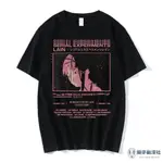 【潮流短袖】ANIME SERIAL EXPERIMENTS LAIN OVERSIZED T-SHIRT MEN GR