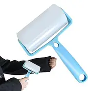 Washable Lint Roller | Reusable Washable Lint Roller | Strong Adhesive Cat Hair Remover, Portable Travel Sticky Lint Remover for Clothes, Pet Hairs, Car Seats