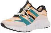 Cole Haan women Zerogrand Flex Lace Up Sneaker Grey/Deep Lake/Ivory W21689