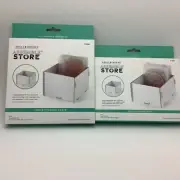 Spellbinders Paper Arts Assemble & Store Large & Small Storage Crate New