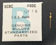 NOS Genuine Bulova 6CBC GF 15 - Watch Sweep Second Hand #65C - Gold Tone - FILS