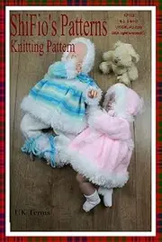 Knitting Pattern - KP102 - Girls, Boys, Matinee Jacket, Trousers, Hats - 0-3, 3-6mths - UK Terminology