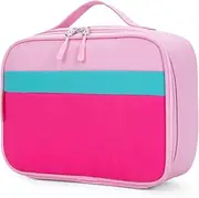 HawLander Insulated Kids Lunch Box Bag for Boys and Girls, Standard Size for School, Pink