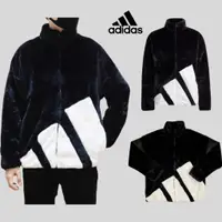 在飛比找蝦皮購物優惠-夾克正品 adidas Fur,3 厚層,高品質廣州毛皮大衣