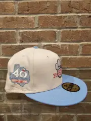 New Era 59Fifty Texas Rangers MLB Club Fitted Hat Size 7 1/2, 40th Anniversary