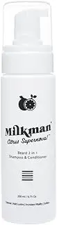 Milkman Grooming Co. 2 in 1 Beard Shampoo & Conditioner - Citrus Supernova, 200 ml