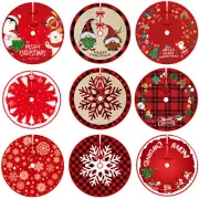 90Cm Christmas Tree Skirt Christmas Tree Foot Cover Xmas Party Ornament Decro