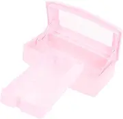 Beavorty Nail Tool Sterilizer Box Plastic Tray Organizer for Tweezers Manicure Tools Storage Nail Art Tools Sterilizer Tray Box Tray for Nail Salons