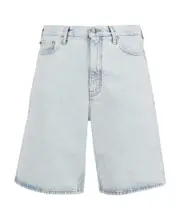 Off-White Logo Patch Denim Shorts 30,31,32