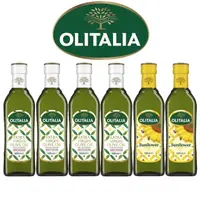 在飛比找momo購物網優惠-【Olitalia奧利塔】特級初榨橄欖油x4瓶+葵花油x2瓶