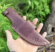 Handmade Fixed blade Genuine Leather Sheath/ Holster Knife Case / vertical Knife