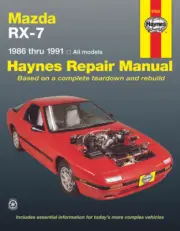 Mazda RX-7 models (86-91) Haynes Repair Manual (USA) (Paperback)