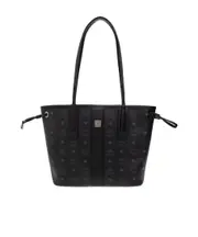 MCM Liz Reversible Monogram Pattern Tote Bag One size Black